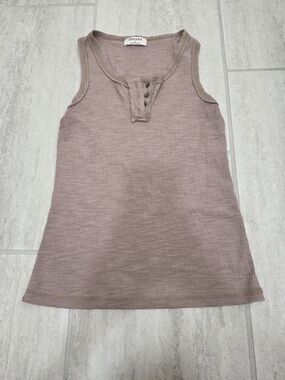 Zenana Outfitters Ribbed Tank Top - Mauve